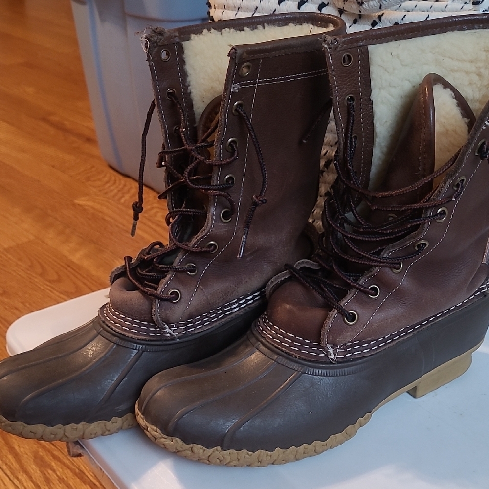 Bean Boots by L.L. Bean Rugged Lace-Up Duck Boots